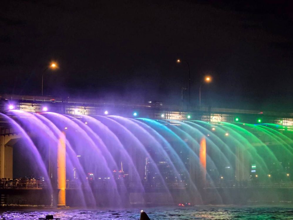 반포대교 달빛무지개 분수